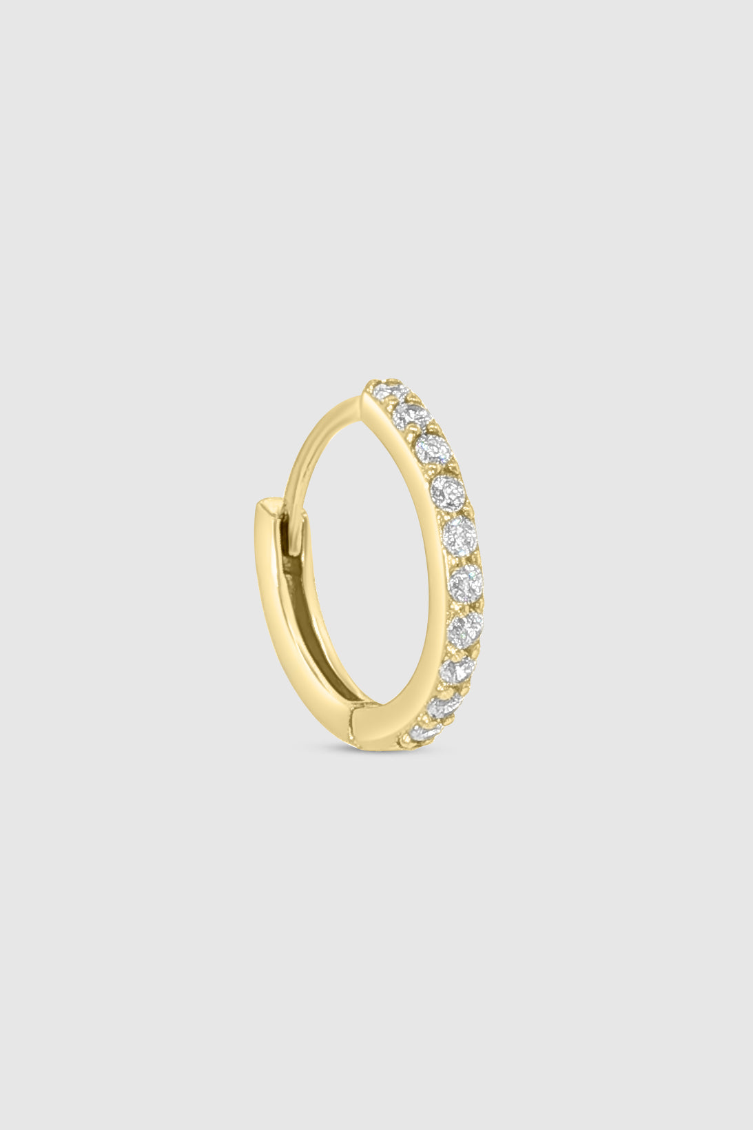 10mm Pave Huggie