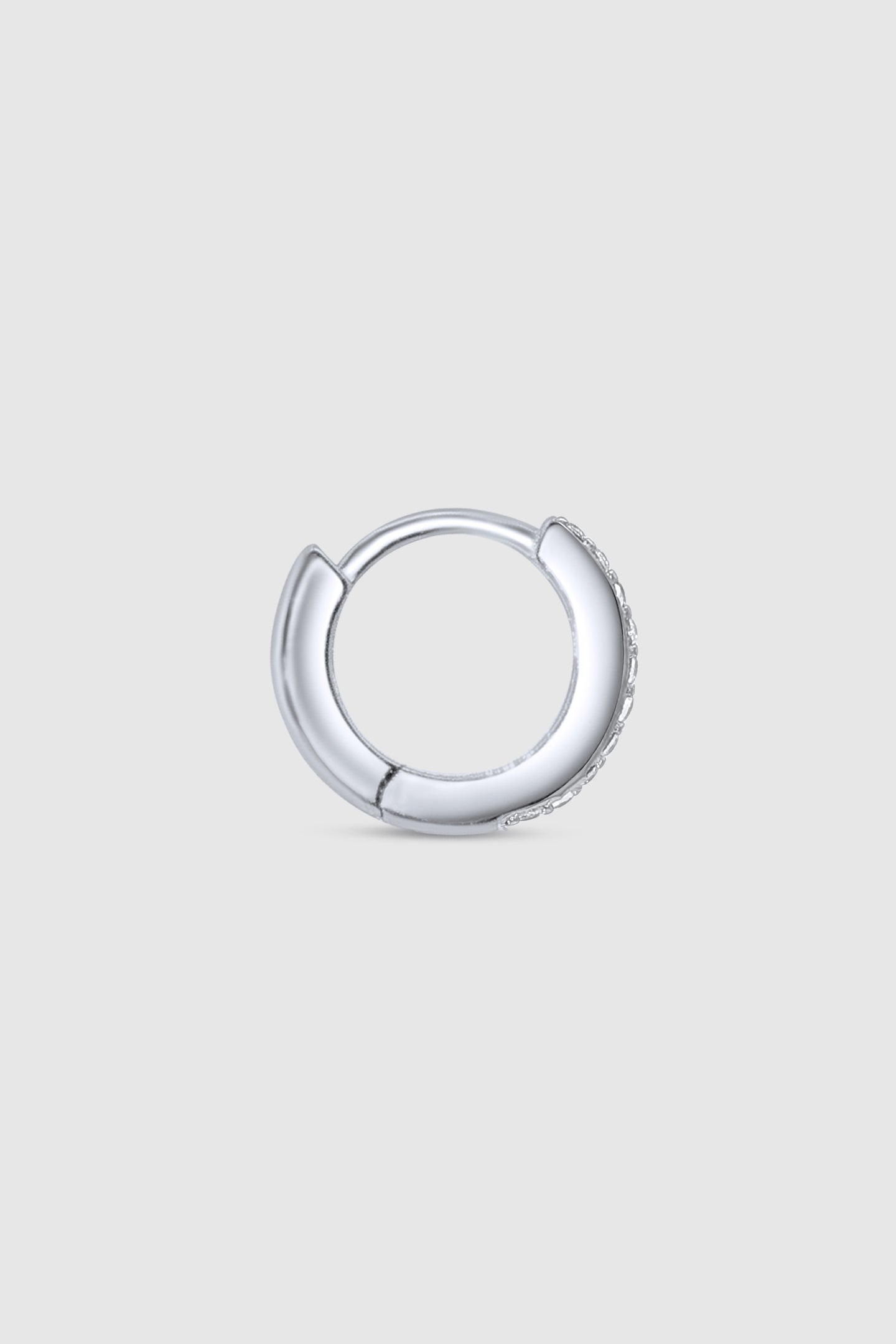10mm Pave Huggie