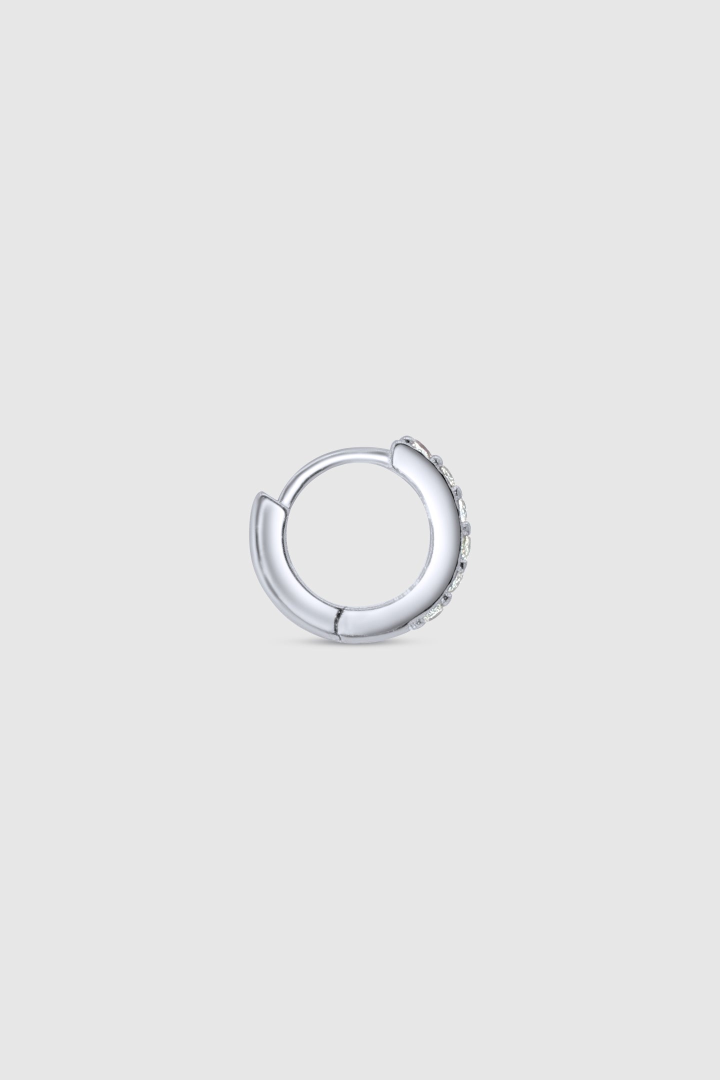 6mm Helix Pave Huggie