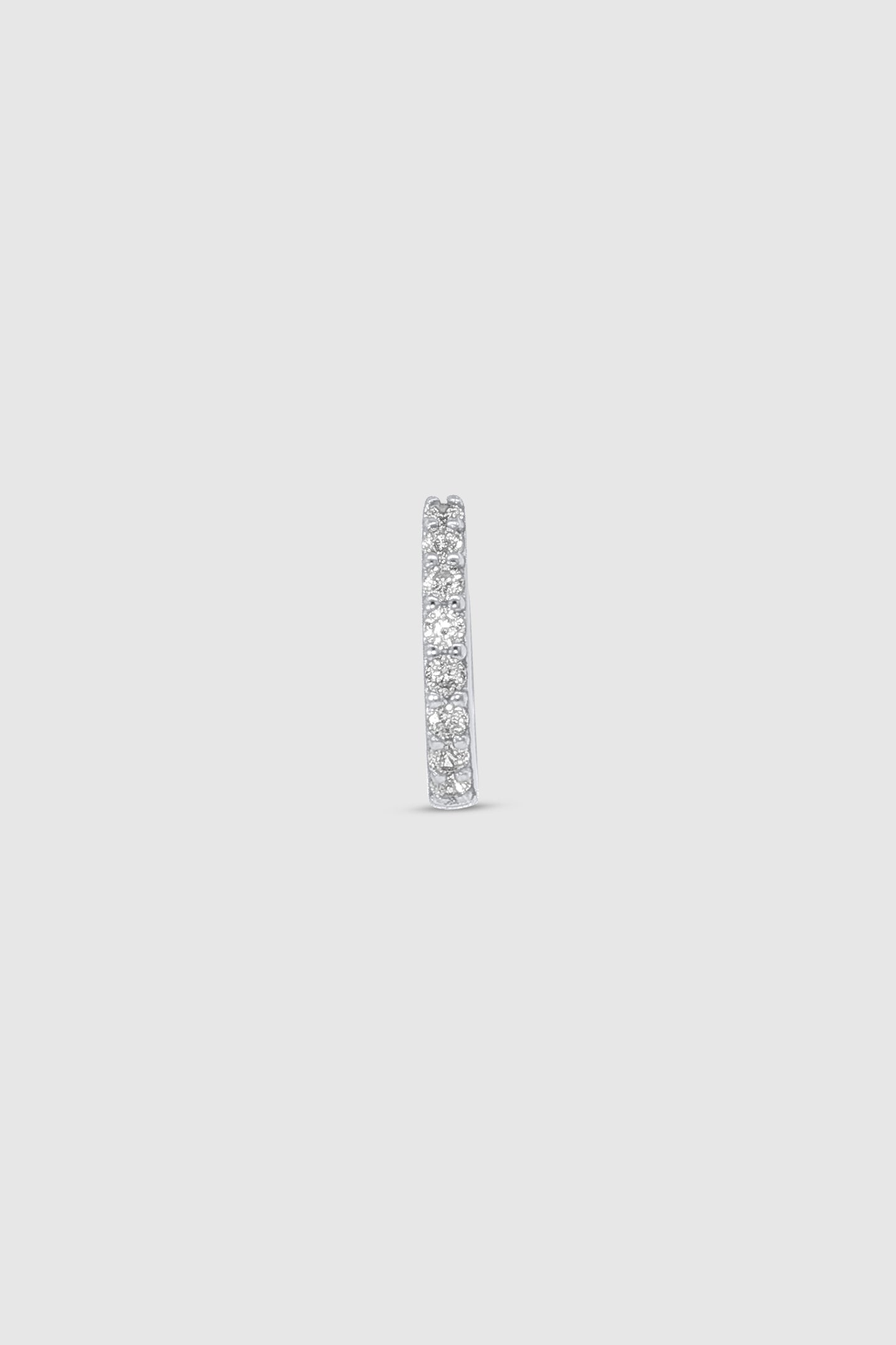 8mm Mini Pave Huggie