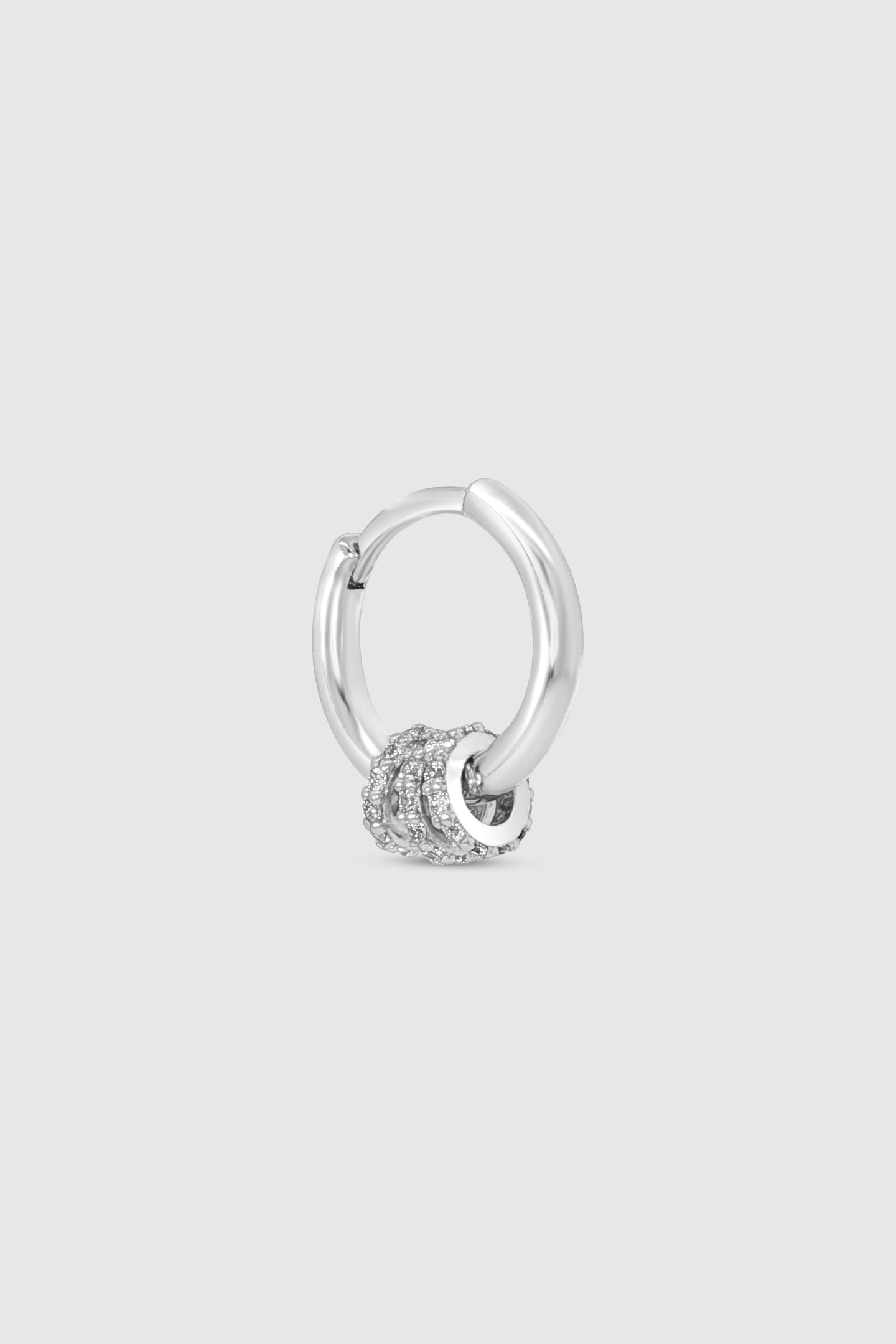 Crystal Triple Ring Huggie