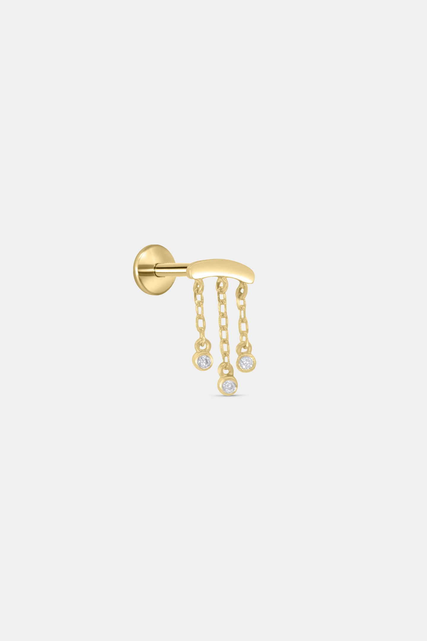 Triple Dangle Crystal Flatback