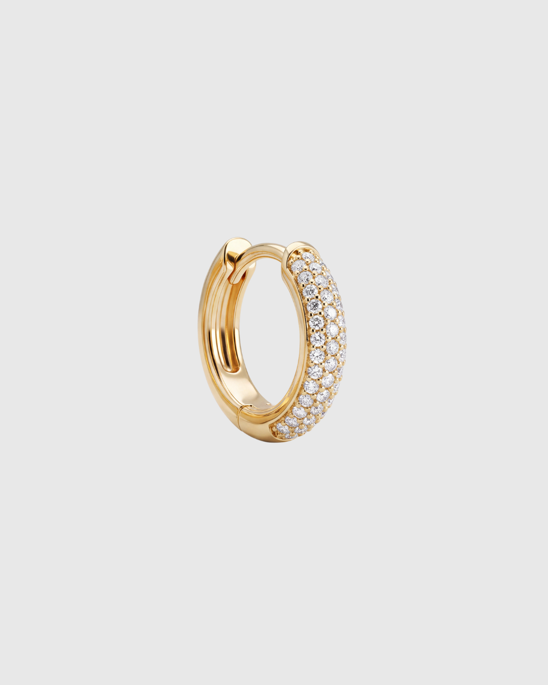 Chunky Pave Huggie - 12mm