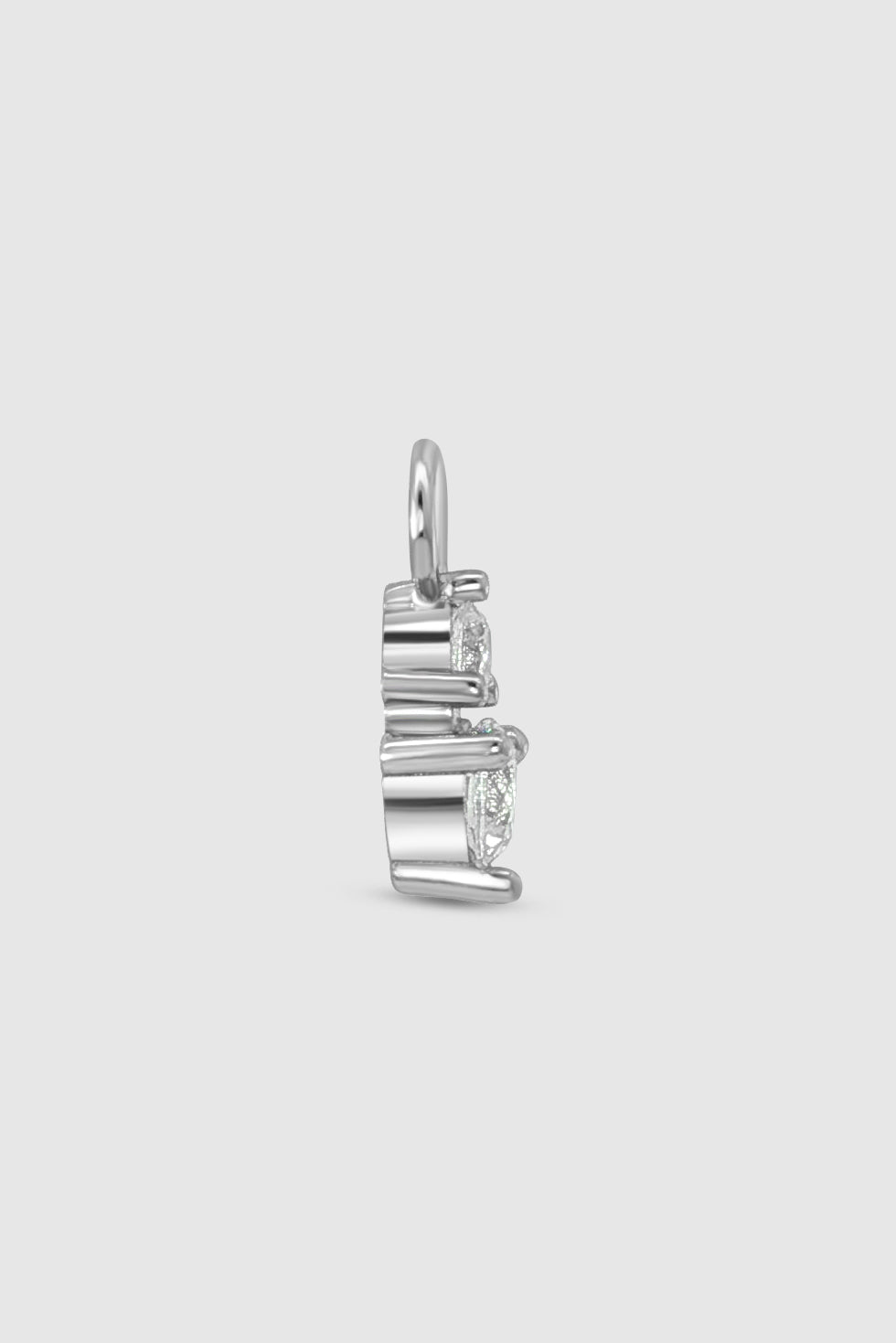 Crystal Double Round Charm