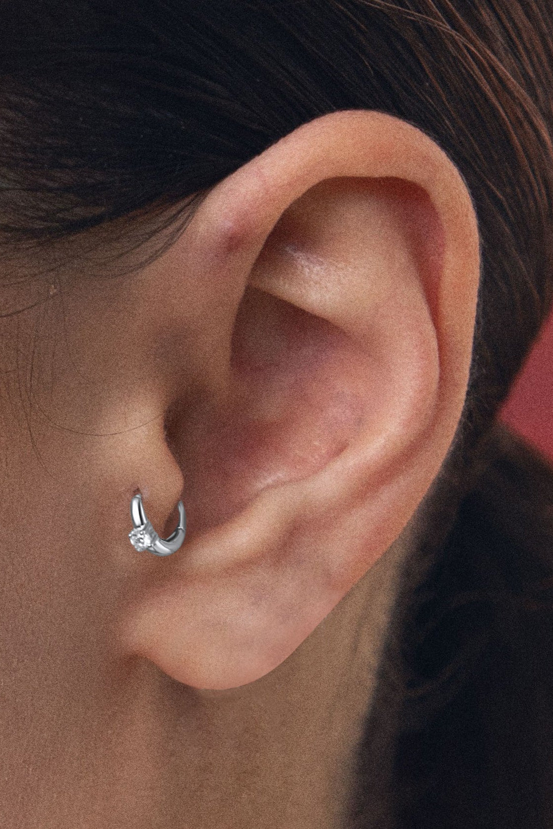 Helix Crystal Huggie