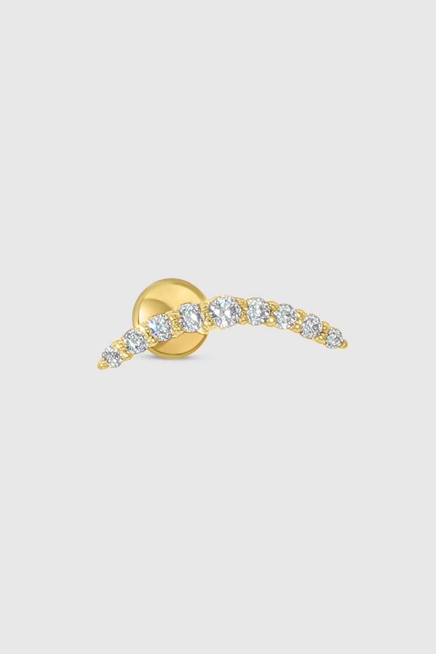 Crescent Crystal Flatback