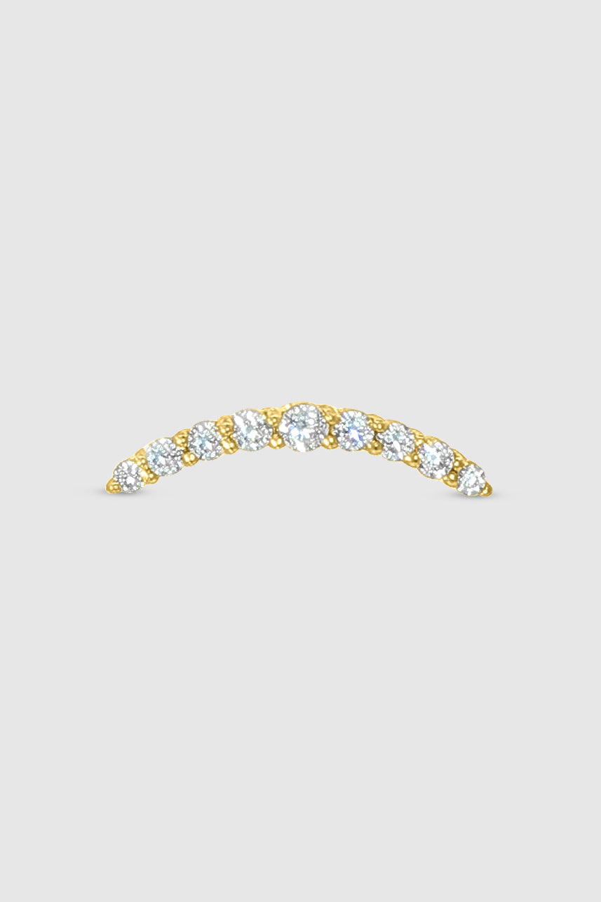 Crescent Crystal Flatback