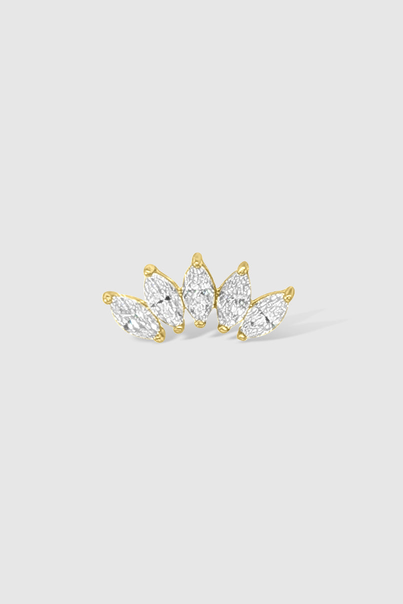 Crown Marquise Flatback
