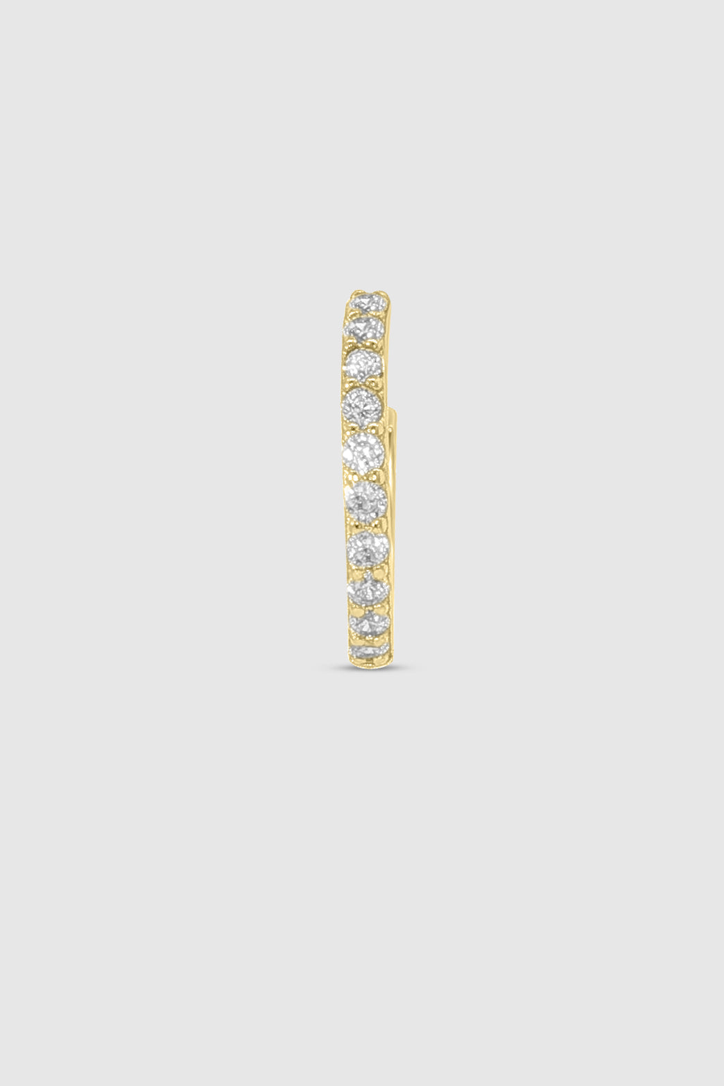 10mm Pave Huggie