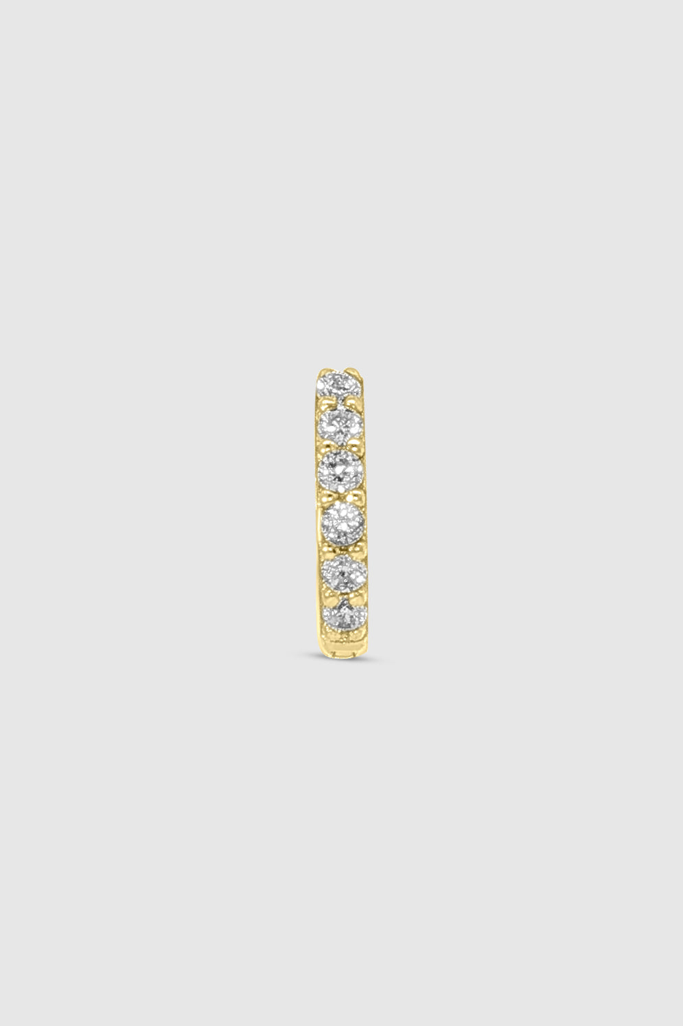 6mm Helix Pave Huggie
