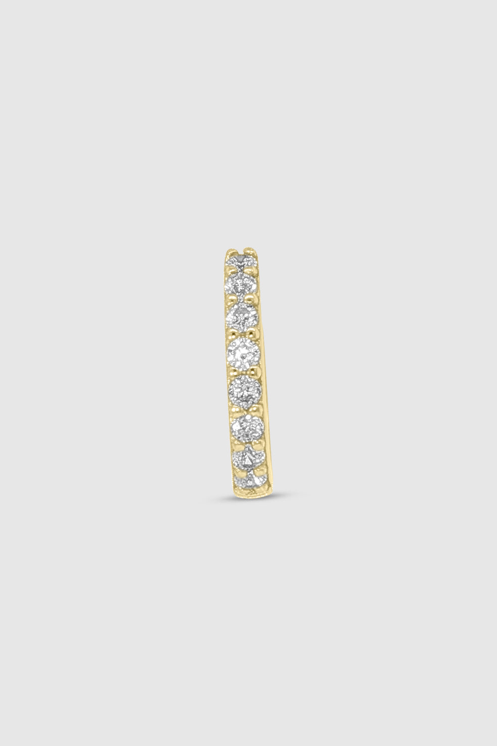 8mm Mini Pave Huggie