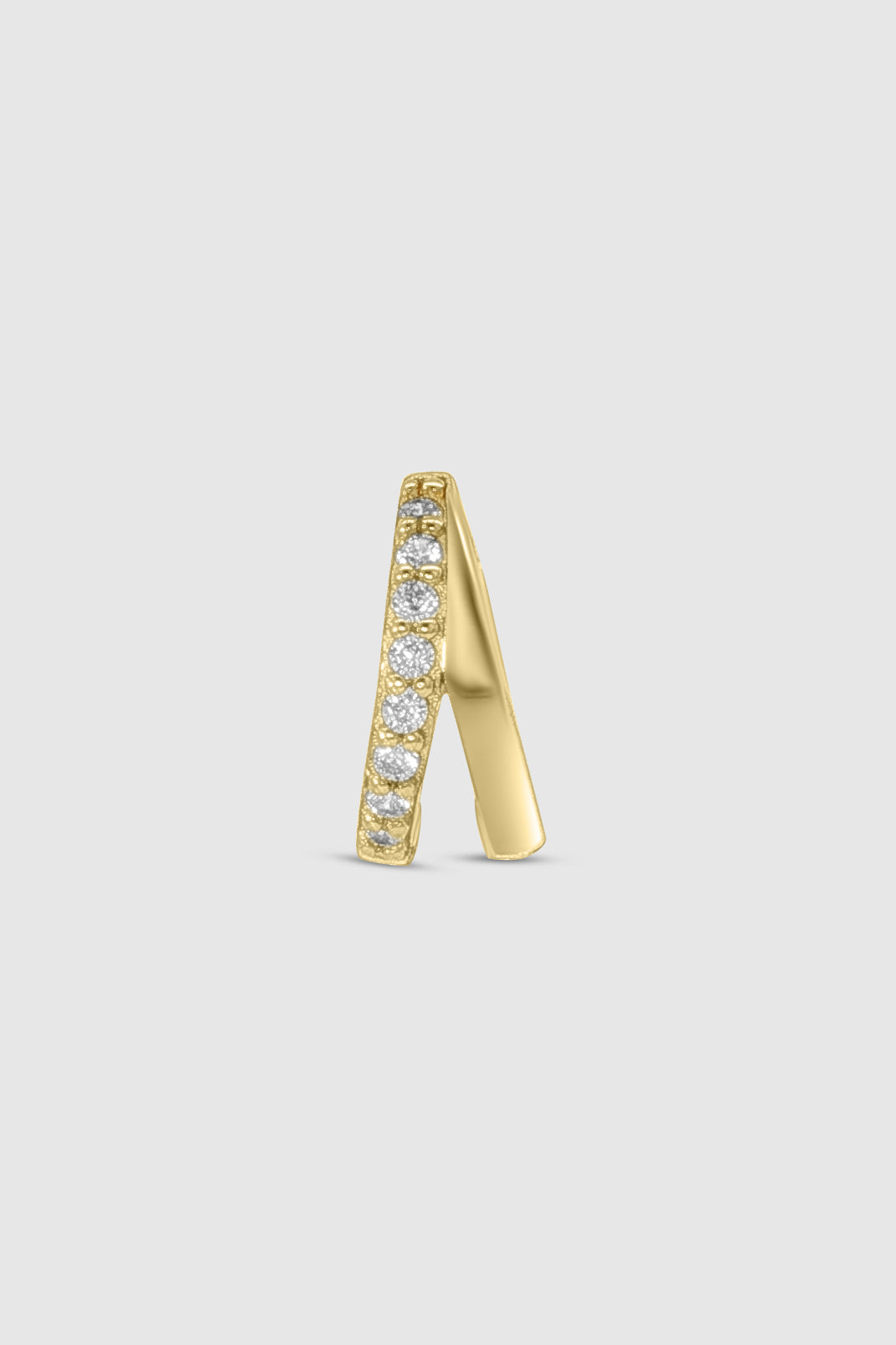Mini Crystal Double Huggie