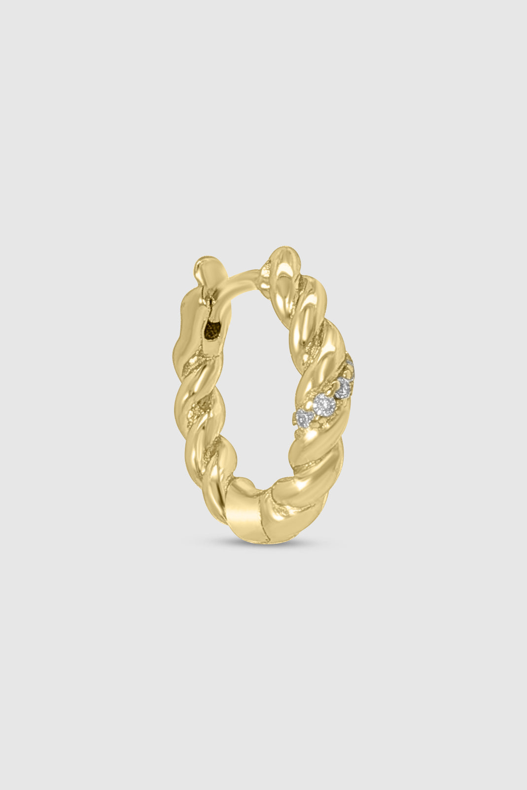 Twisted Crystal Huggie
