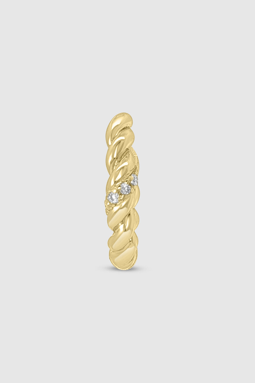 Twisted Crystal Huggie