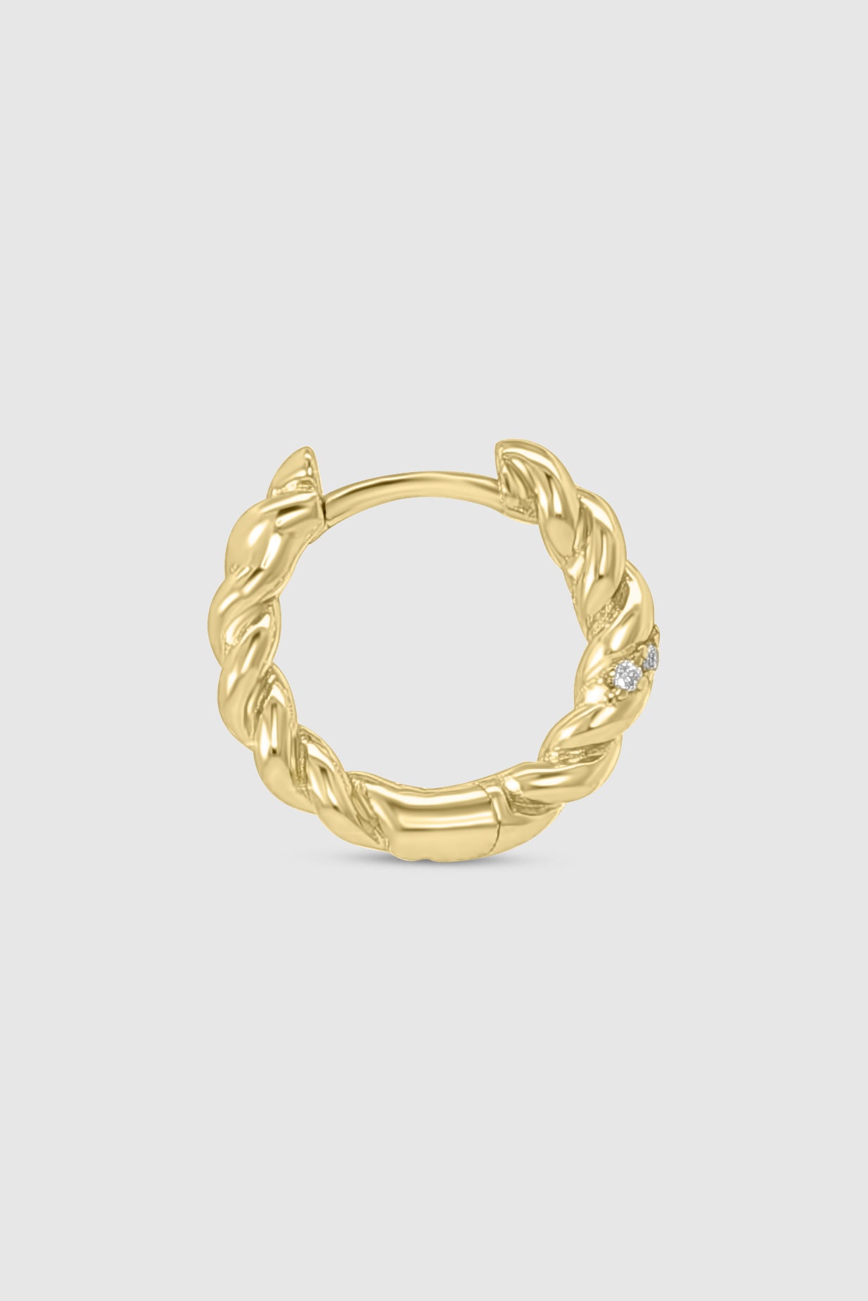 Twisted Crystal Huggie
