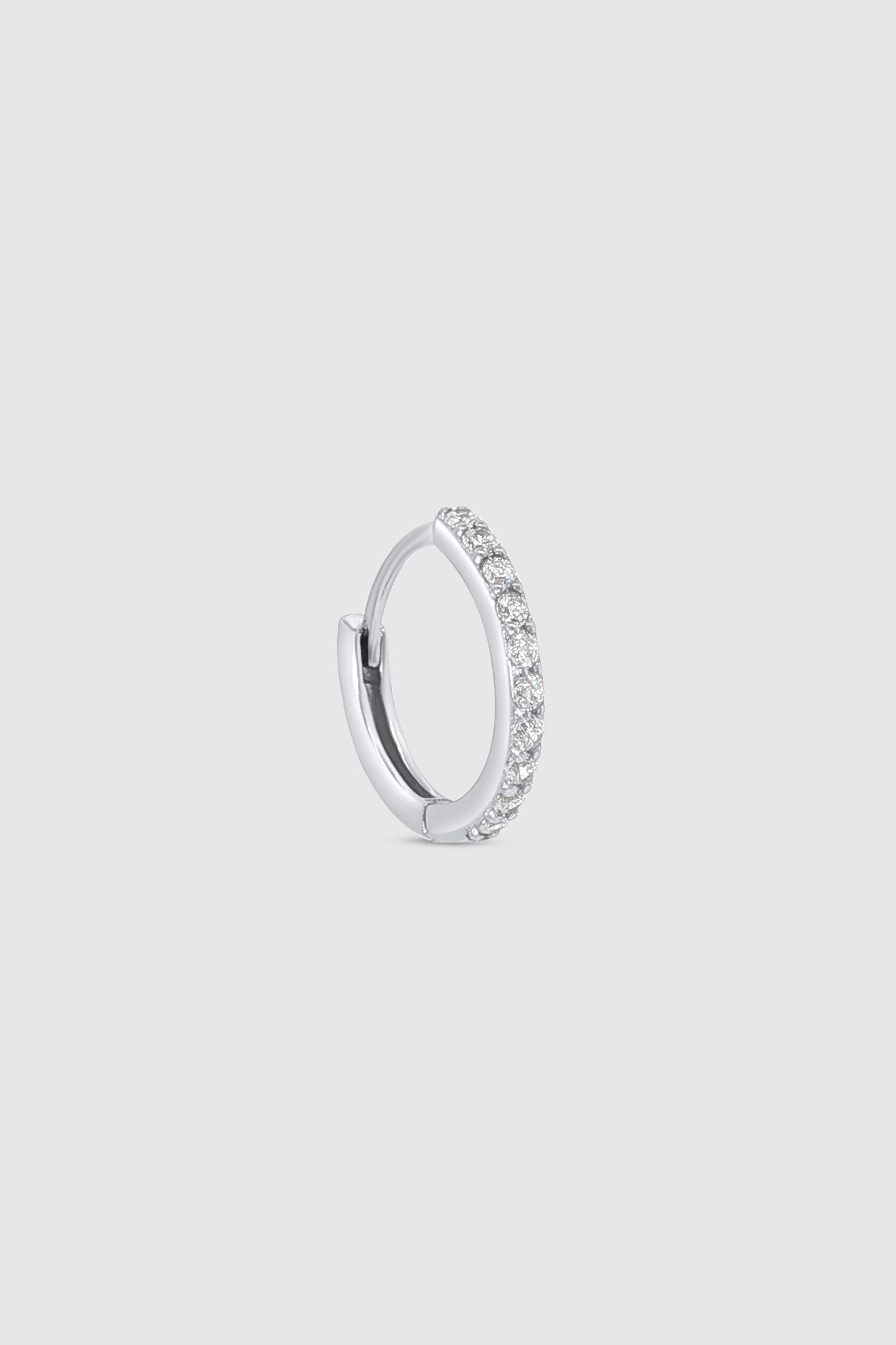 10mm Pave Huggie