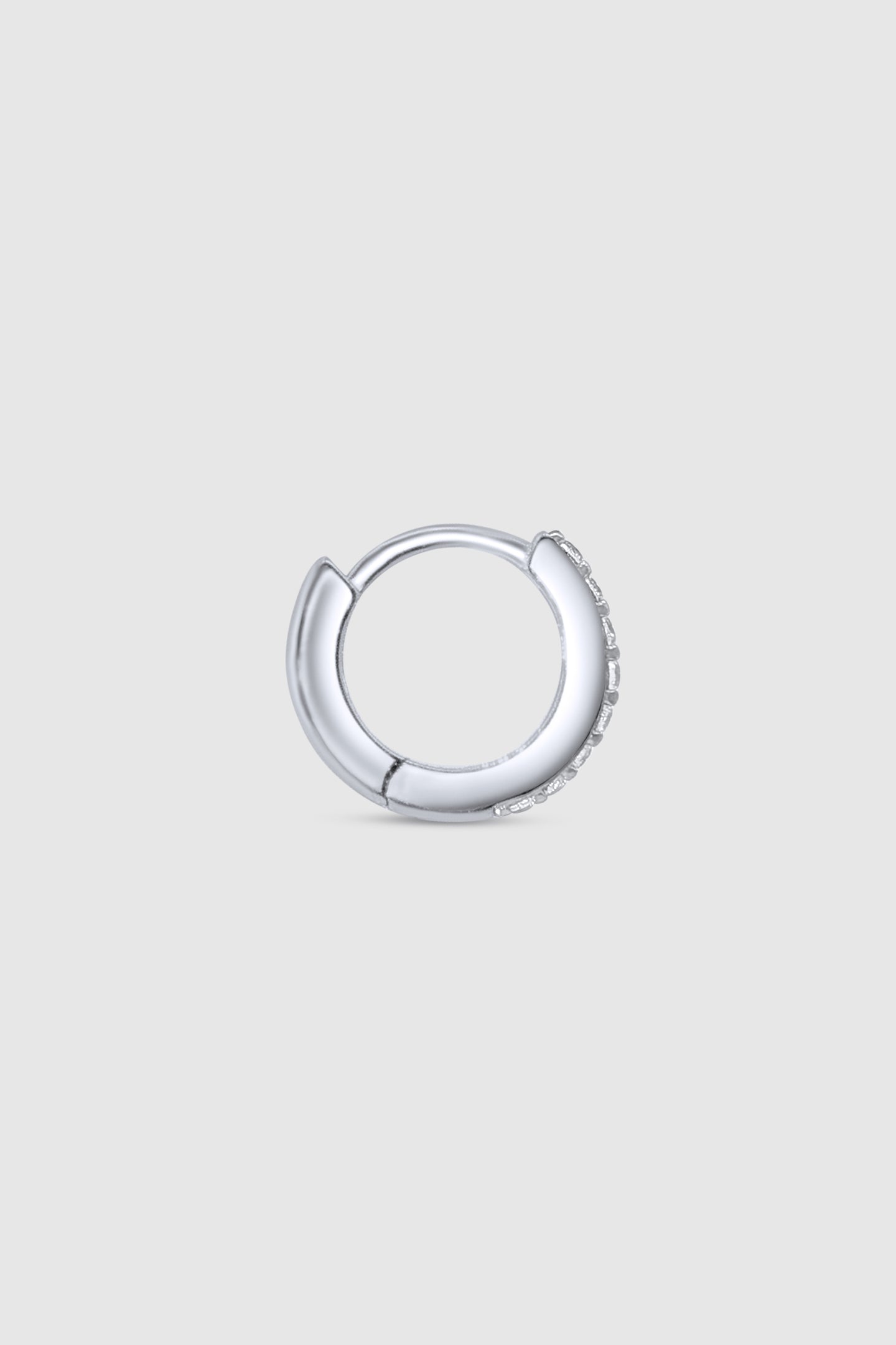 8mm Mini Pave Huggie