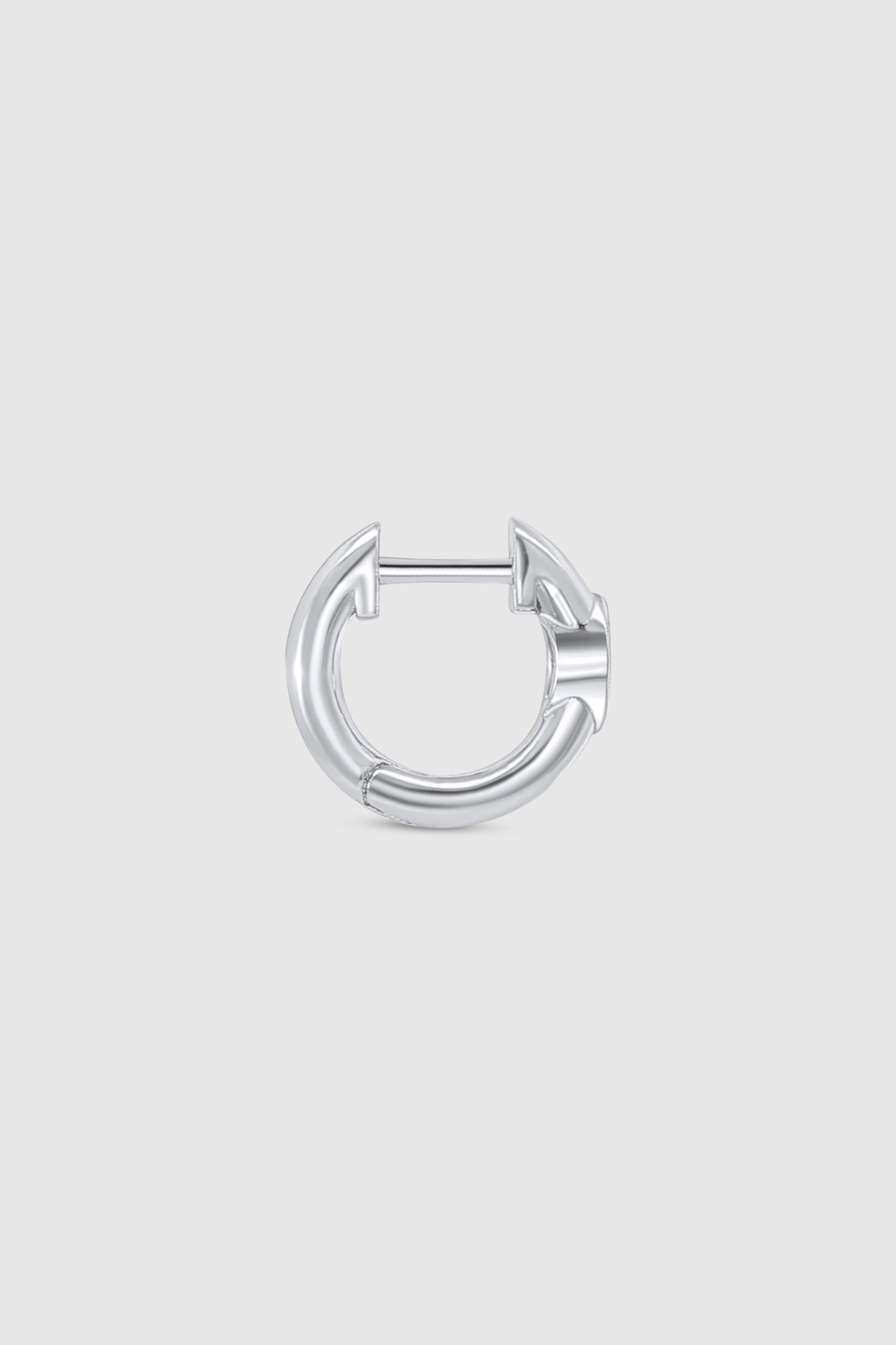 Bezel Marquise Huggie