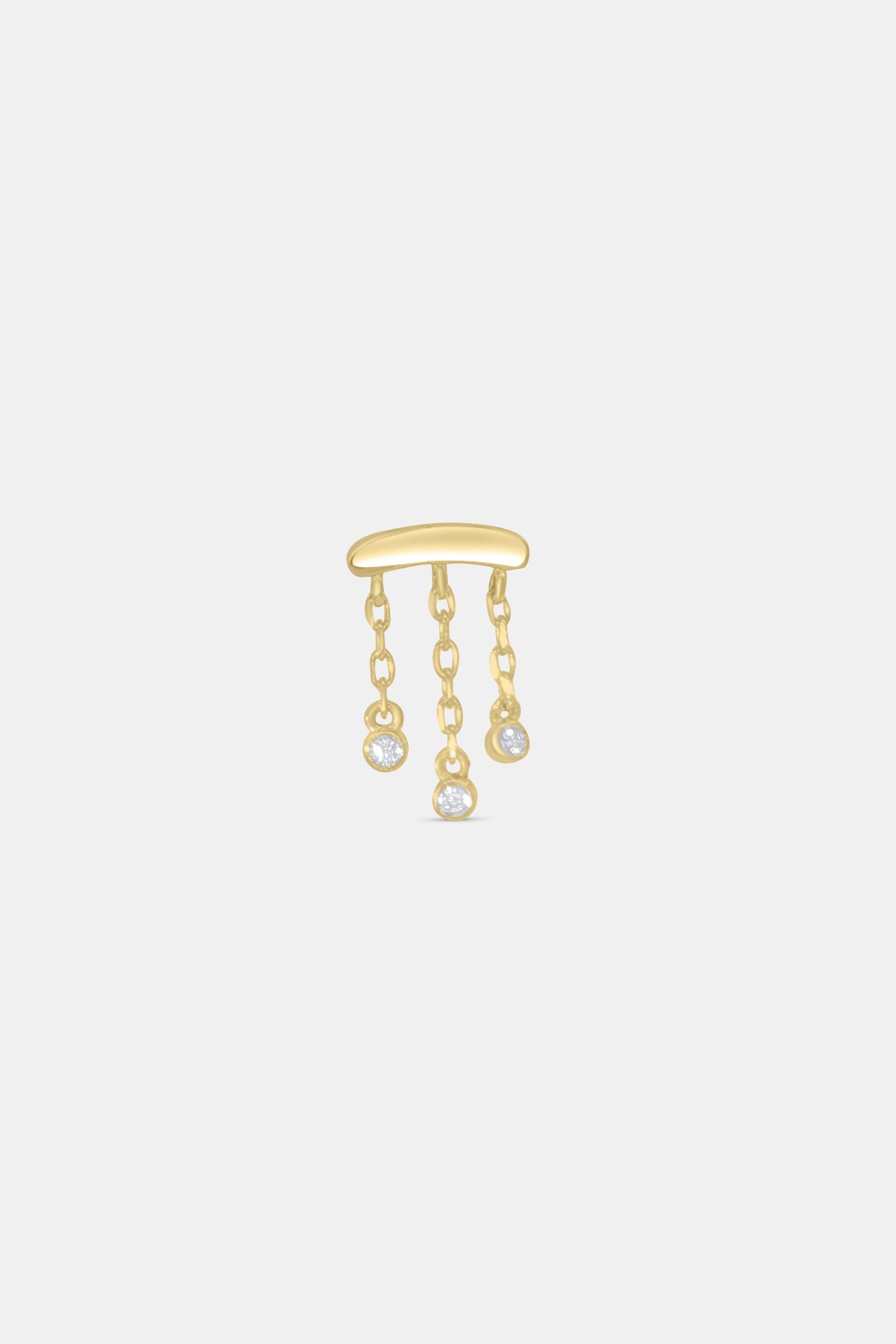 Triple Dangle Crystal Flatback