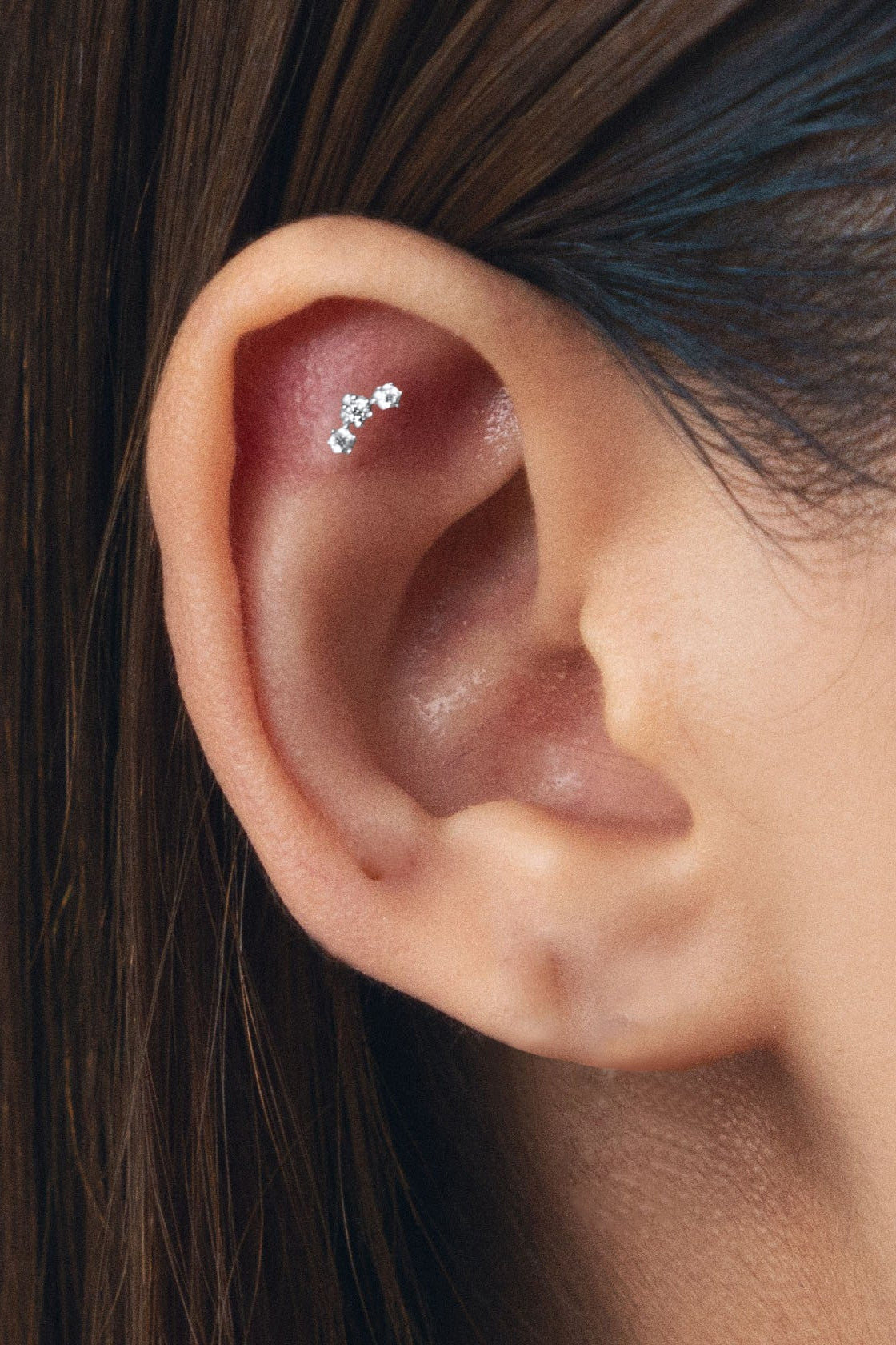 Triple Crystal Cluster Flatback