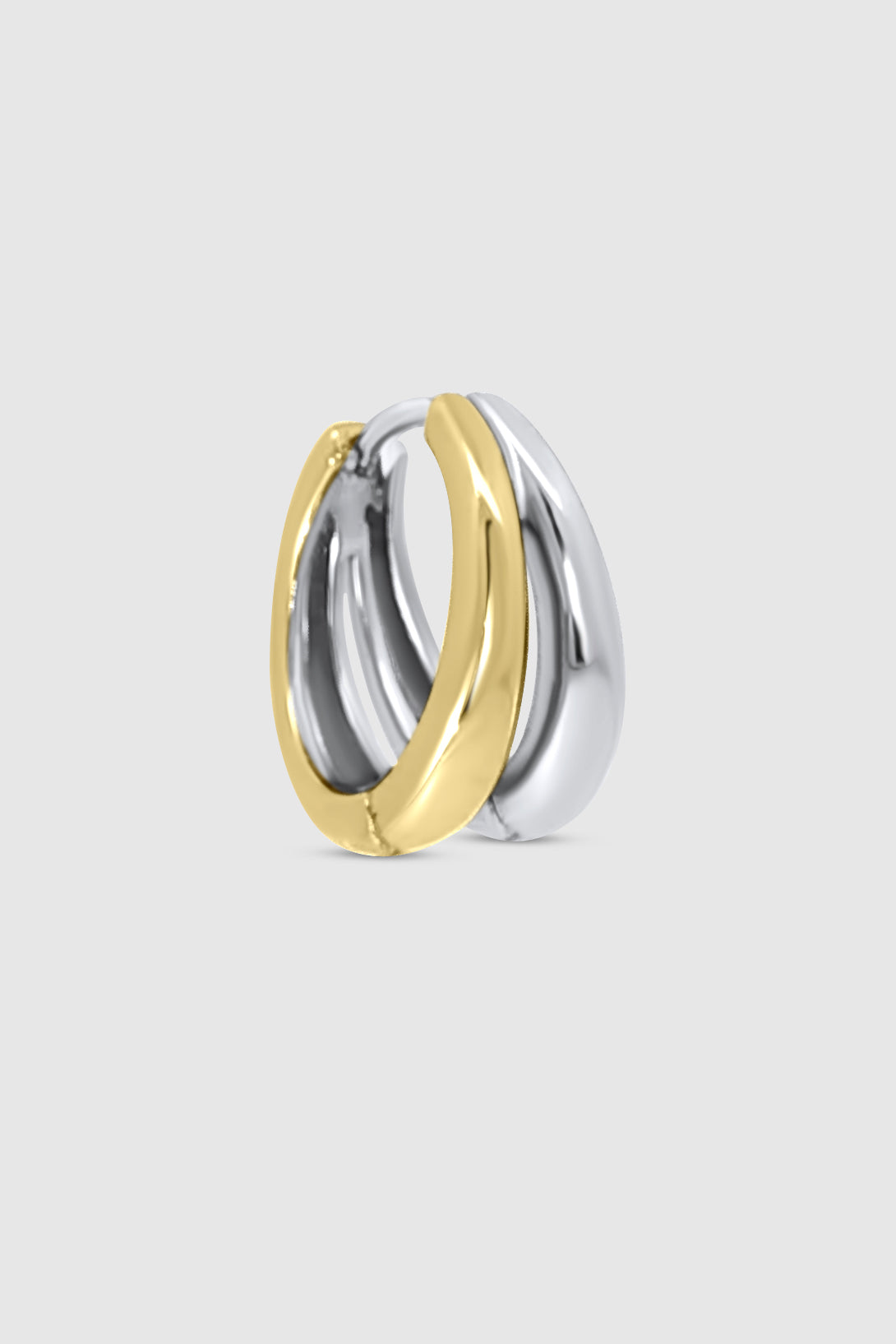 Two Tone Duo Hoop