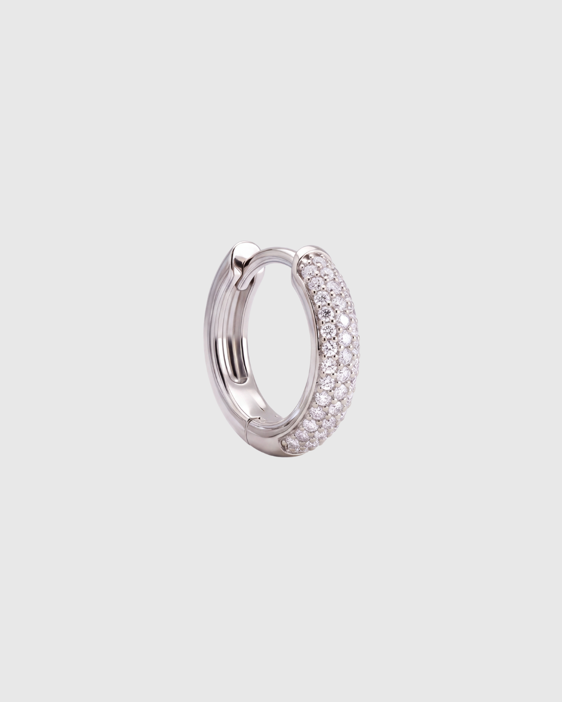 Chunky Pave Huggie - 12mm